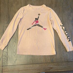 Jordan Kids Neutral Long Sleeve Tee